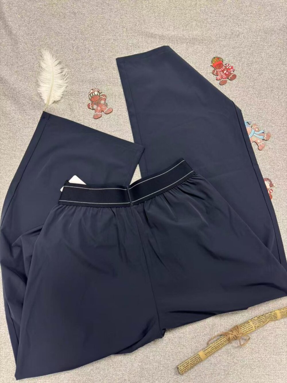 Versatile Navy Trousers💙ALO Yoga Wide Leg Suit Up Pants💦NWT - Picture 5 of 7